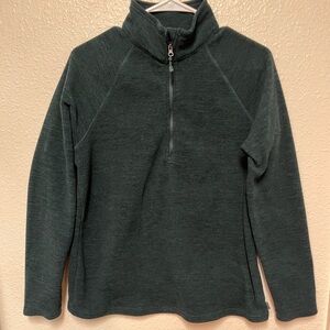 Eddie Bauer zip up green